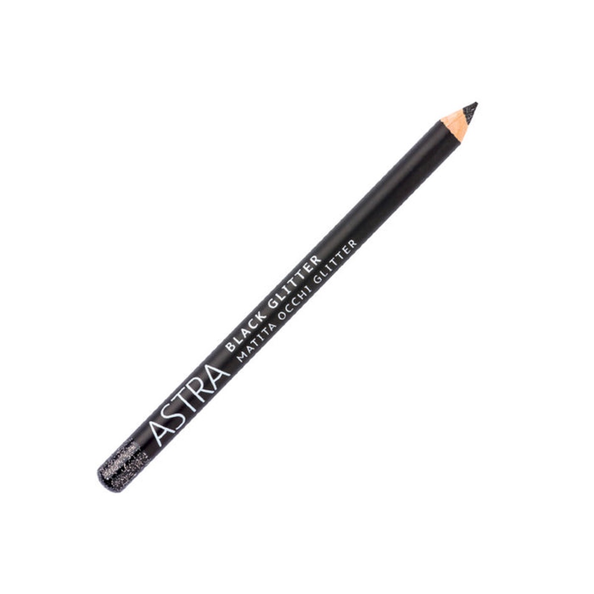 Astra Black Glitter Deep Black
