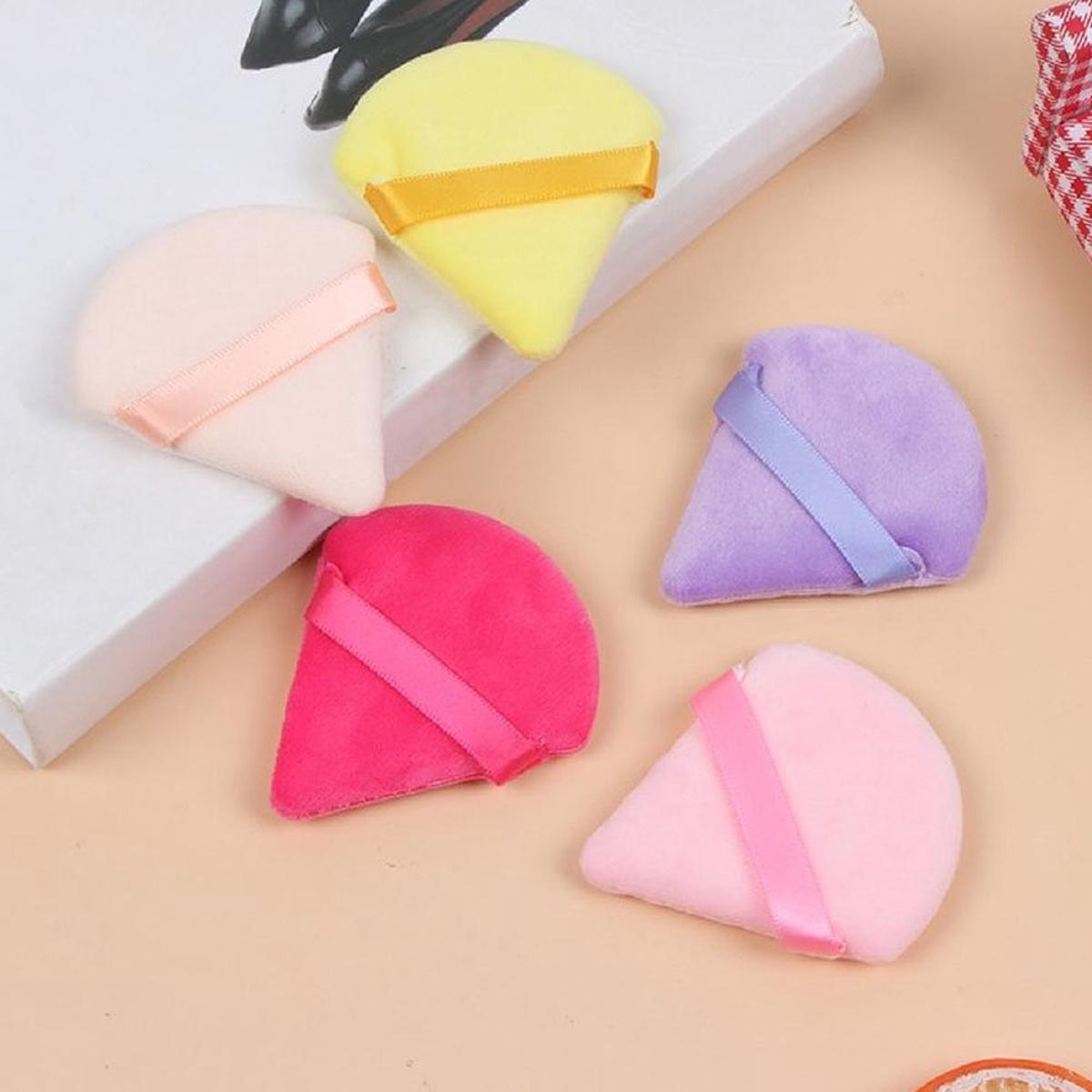 Triangle Velvet Makeup Sponge 8 Pcs