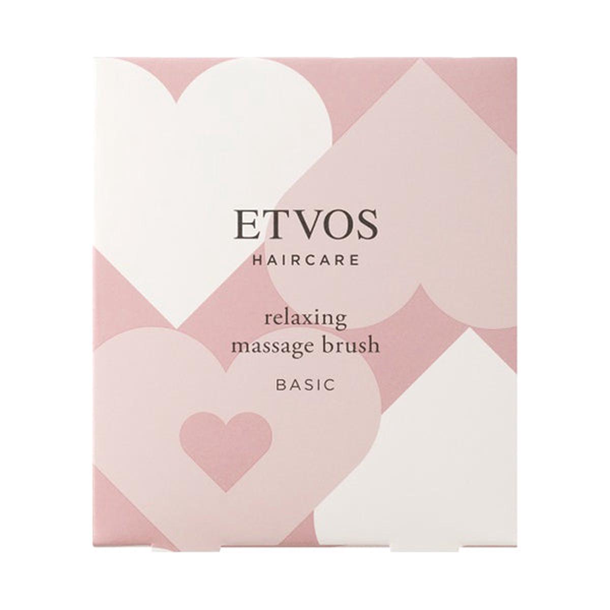 ETVOS Relaxing Massage Brush Basic (Heart Pink)