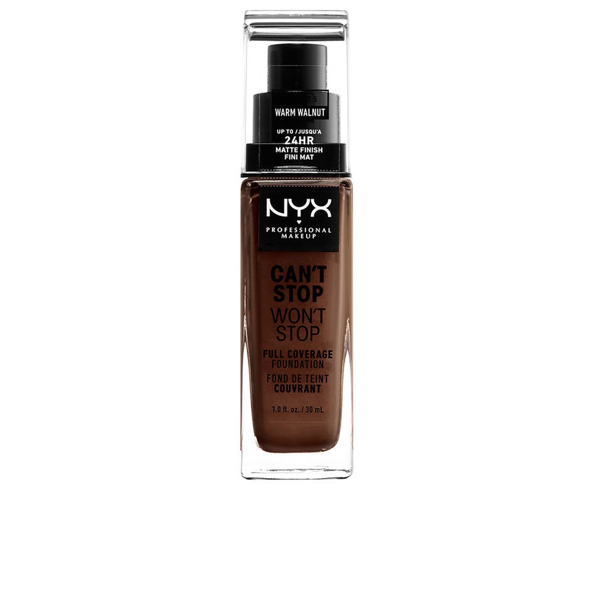 CAN'T STOP WON'T STOP full coverage foundation #warm walnut