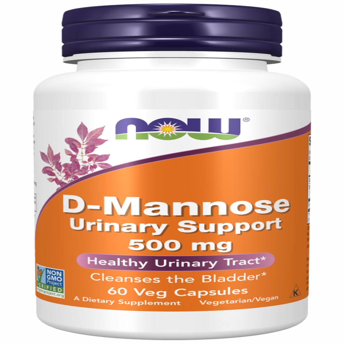 D-Mannose Urinary Support 500 mg Veg Capsules