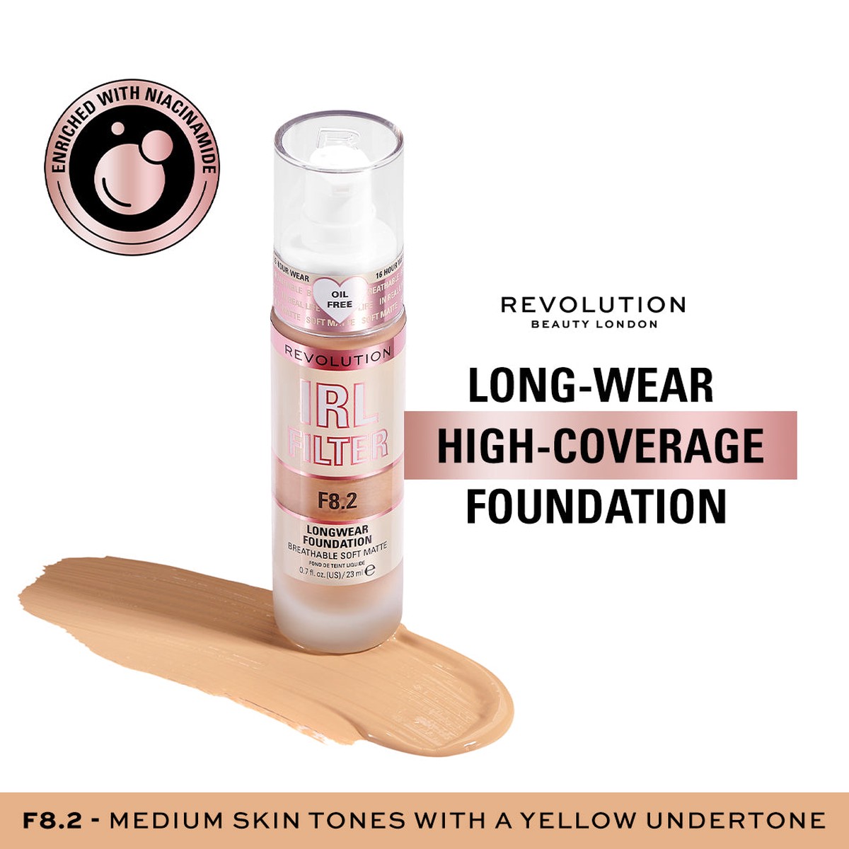 Makeup Revolution IRL Filter Longwear Foundation