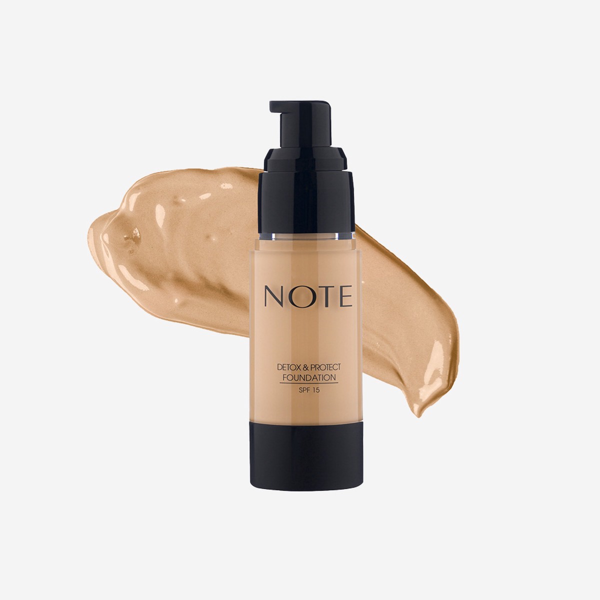 Note Detox And Protect Foundation 03 Pump - Medium Beige