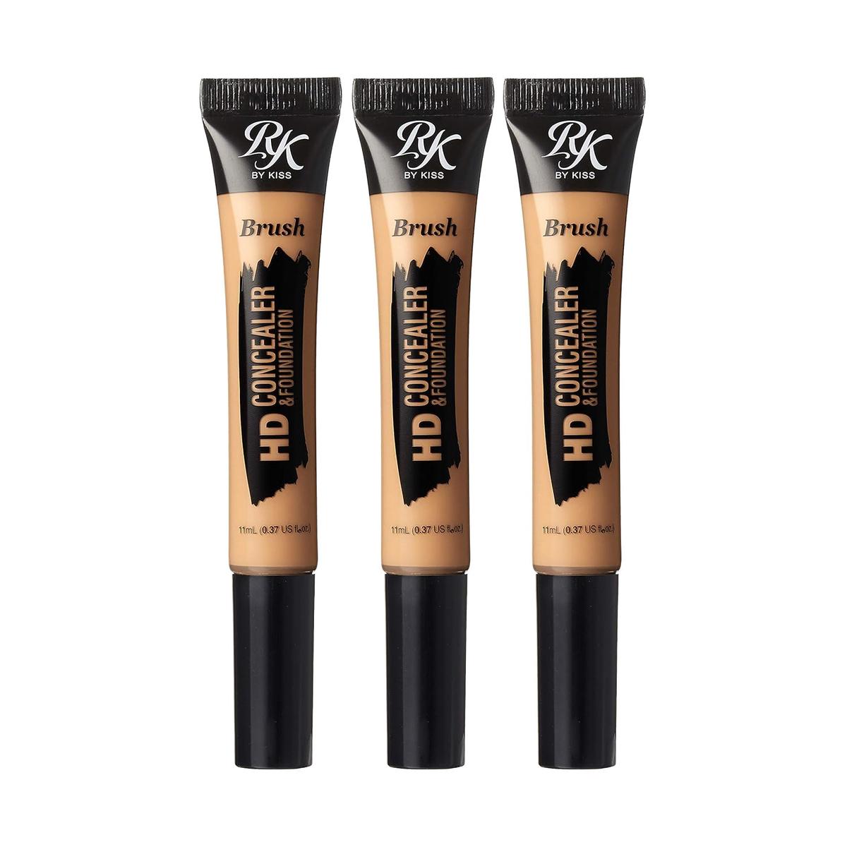 Ruby Kisses HD Brush Concealer & Foundation 3 Pack
